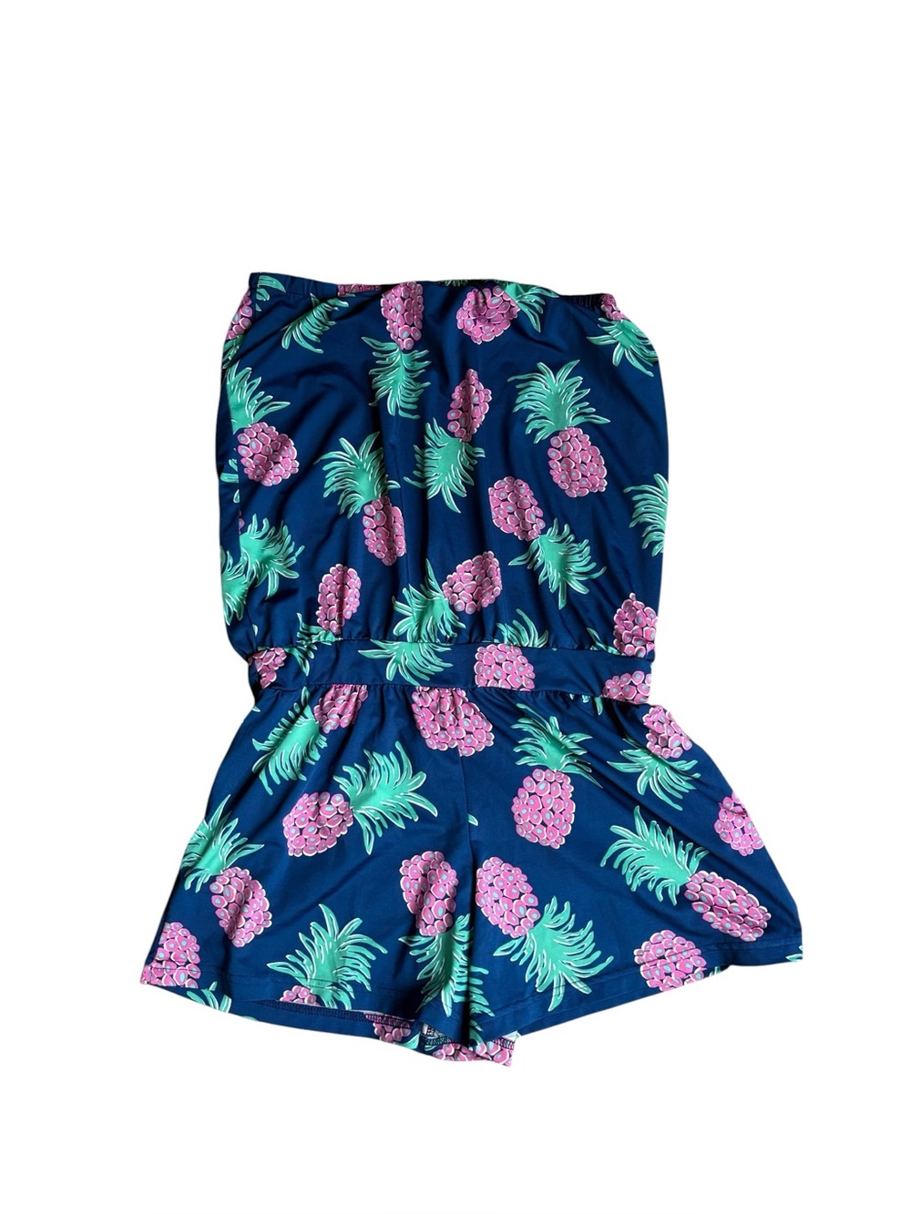Women’s Escada Navy Pineapple Print Romper